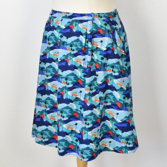 Emily and Fin ModCloth Pippa Skirt Road Trippin NEW - 3X - Picture 3 of 11